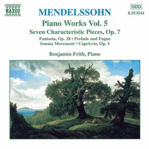 Mendelssohn Felix - Piano Works Vol 5 i gruppen Externt_Lager / Naxoslager hos Bengans Skivbutik AB (2011851)