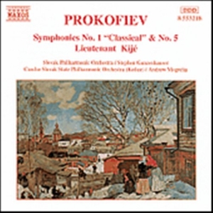 Prokofiev Sergey - Symphonies 1 & 5 i gruppen Externt_Lager / Naxoslager hos Bengans Skivbutik AB (2011860)