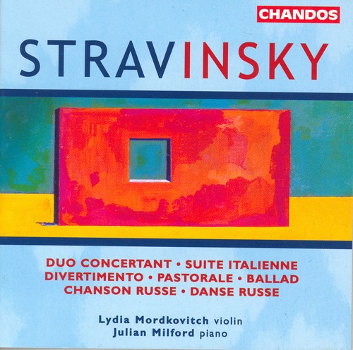 Stravinsky - Works For Violin & Piano i gruppen CD / Klassiskt hos Bengans Skivbutik AB (2012264)