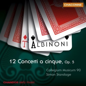 Albinoni - 12 Concerti A Cinque i gruppen Externt_Lager / Naxoslager hos Bengans Skivbutik AB (2012764)