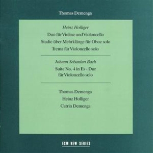 Demenga Thomas - Heinz Holliger / Johann Sebastian B i gruppen Externt_Lager / Naxoslager hos Bengans Skivbutik AB (2012838)