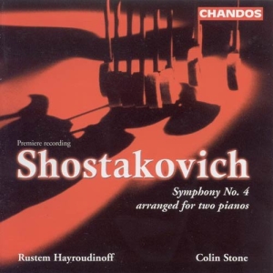 Shostakovich - Symphony No. 4 For Two Pianos i gruppen Externt_Lager / Naxoslager hos Bengans Skivbutik AB (2013010)