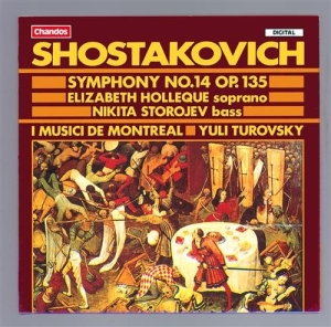 Shostakovich - Symphony No. 14 i gruppen Externt_Lager / Naxoslager hos Bengans Skivbutik AB (2013119)