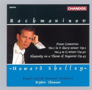 Rachmaninov - Piano Concertos 1 & 4 i gruppen Externt_Lager / Naxoslager hos Bengans Skivbutik AB (2013223)