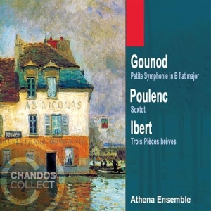 Gounod / Poulenc / Ibert - Athena Ensemble i gruppen Externt_Lager / Naxoslager hos Bengans Skivbutik AB (2013521)