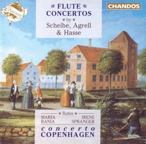 Scheibe / Hasse / Agrell - Flute Concertos i gruppen Externt_Lager / Naxoslager hos Bengans Skivbutik AB (2013605)