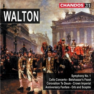 Walton - Symphony No 1 / Cello Concerto i gruppen Externt_Lager / Naxoslager hos Bengans Skivbutik AB (2013761)