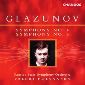 Glazunov - Symphony No. 4/Symphony No. 5 i gruppen Externt_Lager / Naxoslager hos Bengans Skivbutik AB (2013837)