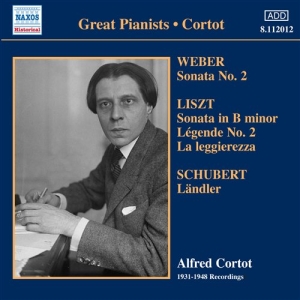 Weber / Schubert / Liszt - Cortot i gruppen Externt_Lager / Naxoslager hos Bengans Skivbutik AB (2014704)