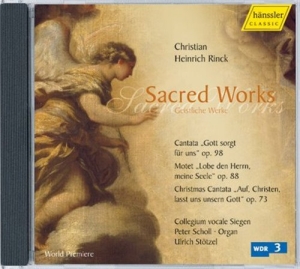 Rinck Christian H - Sacred Works - Geistliche Werke i gruppen Externt_Lager / Naxoslager hos Bengans Skivbutik AB (2015182)