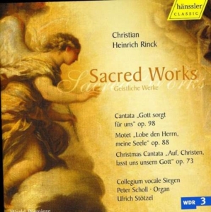 Rinck Christian H - Sacred Works - Geistliche Werke i gruppen Externt_Lager / Naxoslager hos Bengans Skivbutik AB (2015182)