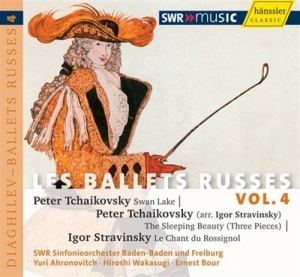 Stravinsky Tschaikovsky - V 4: Les Ballets Russes i gruppen Externt_Lager / Naxoslager hos Bengans Skivbutik AB (2015222)