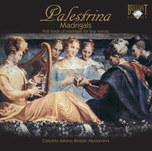 Palestrina G P Da - First Book Of Madrigals For Four Vo i gruppen Externt_Lager / Naxoslager hos Bengans Skivbutik AB (2015742)