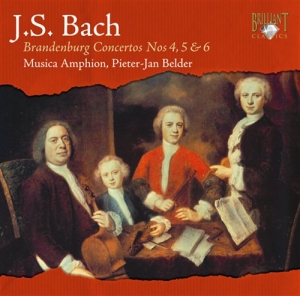 Bach J S - Brandenburg Concertos Nos. 4, 5 & 6 i gruppen Externt_Lager / Naxoslager hos Bengans Skivbutik AB (2015784)