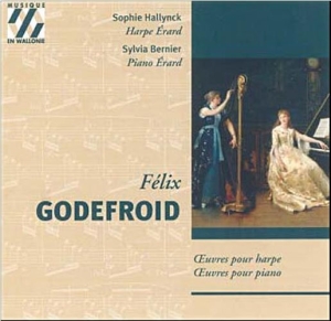 Godefroid - Pièces Pour Harpe Et Pour Piano i gruppen Externt_Lager / Naxoslager hos Bengans Skivbutik AB (2016231)