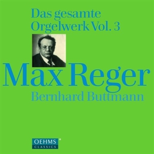 Reger Max - Das Gesamte Orgelwerk Vol. 3 i gruppen Externt_Lager / Naxoslager hos Bengans Skivbutik AB (2017025)