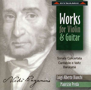 Paganini - Works For Violin And Guitar i gruppen Externt_Lager / Naxoslager hos Bengans Skivbutik AB (2017126)