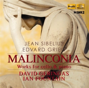 Sibelius/Grieg - Malinconia: Works For Cello And Pia i gruppen Externt_Lager / Naxoslager hos Bengans Skivbutik AB (2017238)