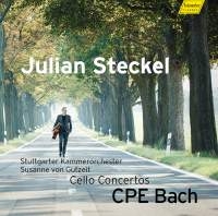 Bach C P E - Cello Concertos i gruppen Externt_Lager / Naxoslager hos Bengans Skivbutik AB (2017480)