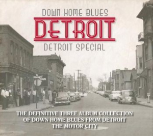 Blandade Artister - Down Home Blues Detroit (3Cd+Bok) i gruppen CD / Blues hos Bengans Skivbutik AB (2032677)