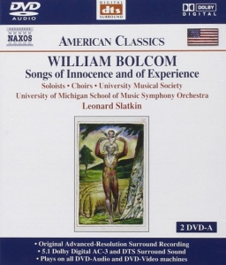Bolcom William - Songs Of In i gruppen MUSIK / DVD Audio / Klassiskt hos Bengans Skivbutik AB (2034096)