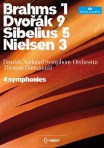 Brahms / Dvorak / Sibelius / Nielse - Symphonies i gruppen Externt_Lager / Naxoslager hos Bengans Skivbutik AB (2035557)