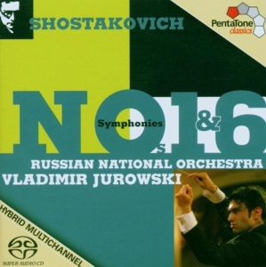 Shostakovich - Sinfonien 1 & 6 i gruppen MUSIK / SACD / Klassiskt hos Bengans Skivbutik AB (2036344)
