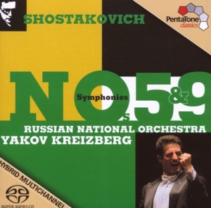 Schostakowitsch - Sinfonien 5+9 i gruppen MUSIK / SACD / Klassiskt hos Bengans Skivbutik AB (2036359)