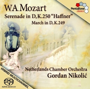 Mozart - Haffner-Serenade Kv 250/Marsch i gruppen MUSIK / SACD / Klassiskt hos Bengans Skivbutik AB (2036360)