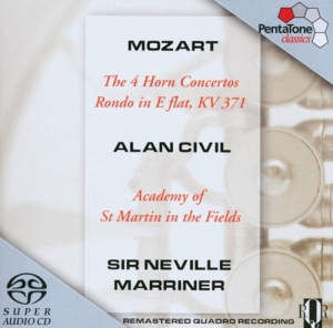 Mozart - 4 Hornkonzerte Kv 371 i gruppen MUSIK / SACD / Klassiskt,Övrigt hos Bengans Skivbutik AB (2036367)