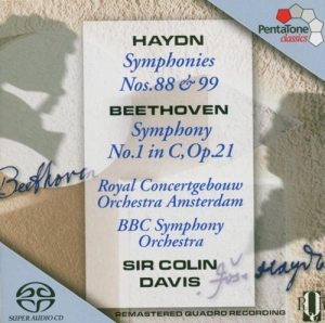 Haydn/Beethoven - Symphonies Nos 88 & 99 Symphony No i gruppen MUSIK / SACD / Klassiskt hos Bengans Skivbutik AB (2036388)