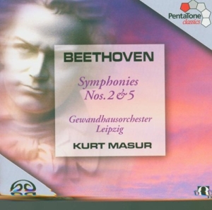 Beethoven - Sinfonien 2 & 5 i gruppen MUSIK / SACD / Övrigt hos Bengans Skivbutik AB (2036404)