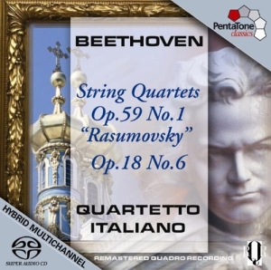 Beethoven - Streichquartette Op.59 1 i gruppen MUSIK / SACD / Övrigt hos Bengans Skivbutik AB (2036424)