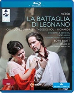 Verdi - Battaglia Di Legano (Blu-Ray) i gruppen Externt_Lager / Naxoslager hos Bengans Skivbutik AB (2036480)