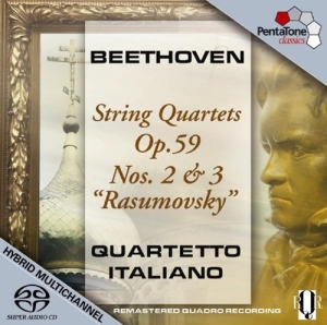 Beethoven - Streichquartette Op.59 2 & 3 i gruppen MUSIK / SACD / Klassiskt hos Bengans Skivbutik AB (2036493)