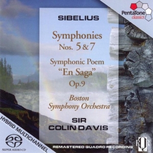 Sibelius - Sinfonien 5+7 i gruppen MUSIK / SACD / Övrigt hos Bengans Skivbutik AB (2036494)