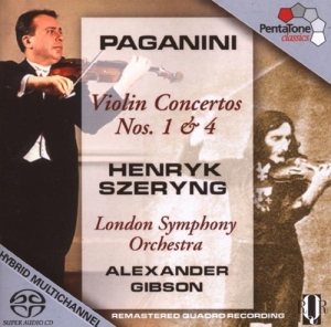 Paganini - Violinkonzerte 1 & 4 i gruppen MUSIK / SACD / Övrigt hos Bengans Skivbutik AB (2036495)