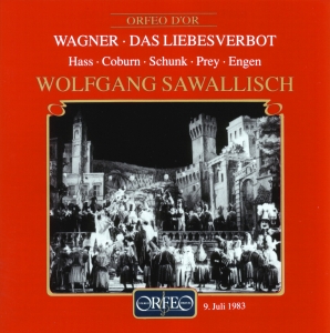 Wagner Richard - Das Liebesverbot (3 Cd) i gruppen Externt_Lager / Naxoslager hos Bengans Skivbutik AB (2044135)