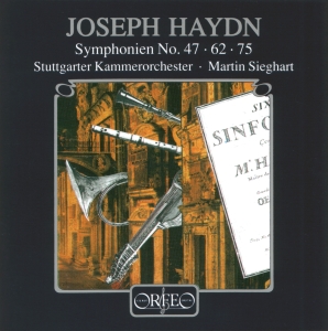 Haydn Joseph - Symphonies Nos. 47,62 & 75 i gruppen Externt_Lager / Naxoslager hos Bengans Skivbutik AB (2045580)