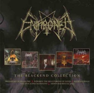 Enthroned - Blackend Years (4Cd) i gruppen CD / Hårdrock hos Bengans Skivbutik AB (2056656)