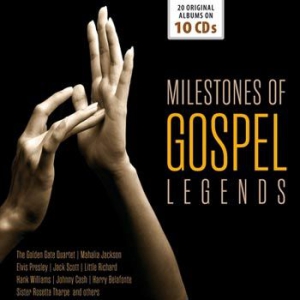 Blandade Artister - Milestones Of Gospel Legends i gruppen CD / Övrigt hos Bengans Skivbutik AB (2060341)