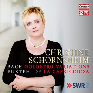 Schornsheim Christine - Goldberg Variations & La Capriccios i gruppen Externt_Lager / Naxoslager hos Bengans Skivbutik AB (2072052)