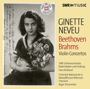 Ginette Neveu Ginette Neveu Orche - Violin Concertos i gruppen Externt_Lager / Naxoslager hos Bengans Skivbutik AB (2109792)