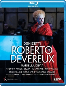 Mariella Devia Marco Caria Silvia - Roberto Devereux (Blu-Ray) i gruppen MUSIK / Musik Blu-Ray / Klassiskt hos Bengans Skivbutik AB (2168128)