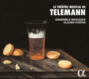 Ensemble Masques Olivier Fortin - Le Théâtre Musical De Telemann i gruppen Externt_Lager / Naxoslager hos Bengans Skivbutik AB (2246048)