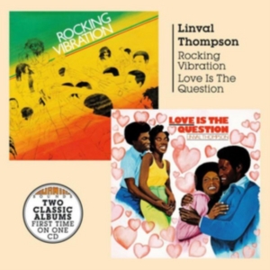 Linval Thompson - Rocking Vibration & Love Is The Que i gruppen CD / Kommande / Reggae hos Bengans Skivbutik AB (2255066)