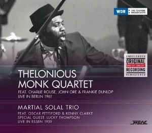 Monk Thelonious (Quartet) & Martial - Live 1961 Berlin, 1959 Essen i gruppen CD / Jazz/Blues hos Bengans Skivbutik AB (2258565)
