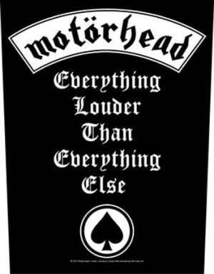Motorhead - Back Patch Everything Louder i gruppen Minishops / Motörhead hos Bengans Skivbutik AB (2284685)