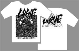 Grave - T/S Burial Ground White Shirt (Xl) i gruppen ÖVRIGT / BW-T-shirts hos Bengans Skivbutik AB (2284831)