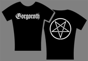 Gorgoroth - T/S Girlie Pentagram (L) i gruppen ÖVRIGT / Merchandise hos Bengans Skivbutik AB (2284859)